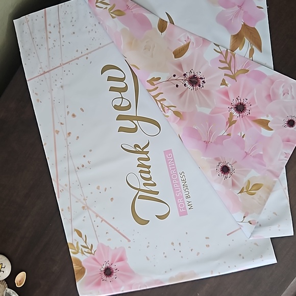 NEW 20 Thank You Poly Mailers, 10 Stickers & 10 4x6 Thank You Cards w/Envelopes - Picture 4 of 4